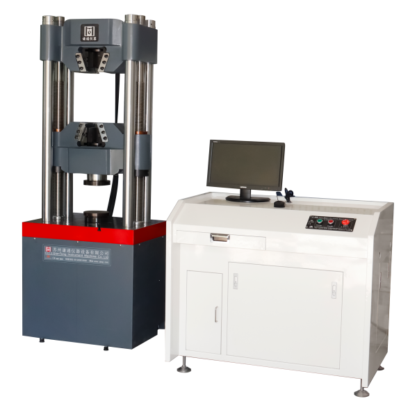 Máquina de ensayo QT-6030D — Máquina de ensayo universal electrohidráulica de servo — configuración de 600 mm